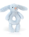 Jellycat | Bashful Bunny Ring Rattle | Blue
