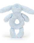 Jellycat | Bashful Bunny Ring Rattle | Blue