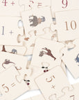 Cardboard Puzzle Math Puzzles