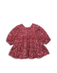 Lila Sequins Bow Dress | Sparkling Sangria