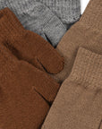 Filla Mittens, 3pk | Grey Melange, Beige, Brown
