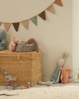 Safari Friends - Small Hippo w/ Skirt | Soft Rose