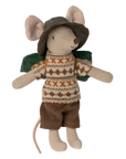 Maileg | Hiker Mouse - Big Brother | Brown