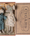 Maileg | Mum and Dad Mice in Cigar Box A