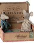 Maileg | Mum and Dad Mice in Cigar Box