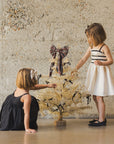 Annabelle Dress | Metallic Ivory