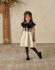 Annabelle Dress | Metallic Ivory