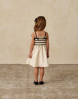 Annabelle Dress | Metallic Ivory