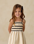 Annabelle Dress | Metallic Ivory