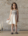 Annabelle Dress | Metallic Ivory