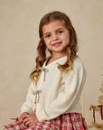 Bow Cardigan | Ivory