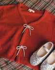 Bow Cardigan | Ruby