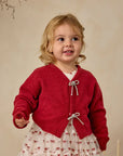 Bow Cardigan | Ruby