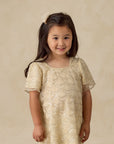 Daisy Dress | Silver Metallic