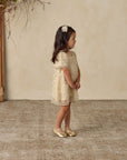 Daisy Dress | Silver Metallic