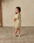 Daisy Dress | Silver Metallic
