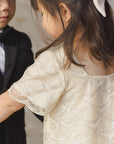 Daisy Dress | Silver Metallic