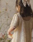 Daisy Dress | Silver Metallic