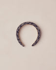 Padded Headband | Black Tweed