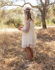Celine Dress | Embroidered Daisy