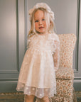 Celine Dress | Embroidered Daisy