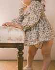 Elodie Romper | Blue Garden