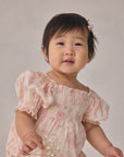 Hazel Romper | Blush English Rose