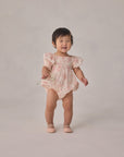 Hazel Romper | Blush English Rose