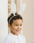 NL SS25 | Bunny Headband | Sage Stripe