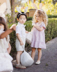 NL SS25 | Bunny Headband | Sage Stripe