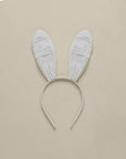 NL SS25 | Bunny Headband | Sage Stripe