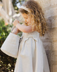 NL SS25 | Easter Basket | Sage Stripe