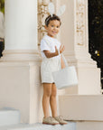 NL SS25 | Easter Basket | Sage Stripe