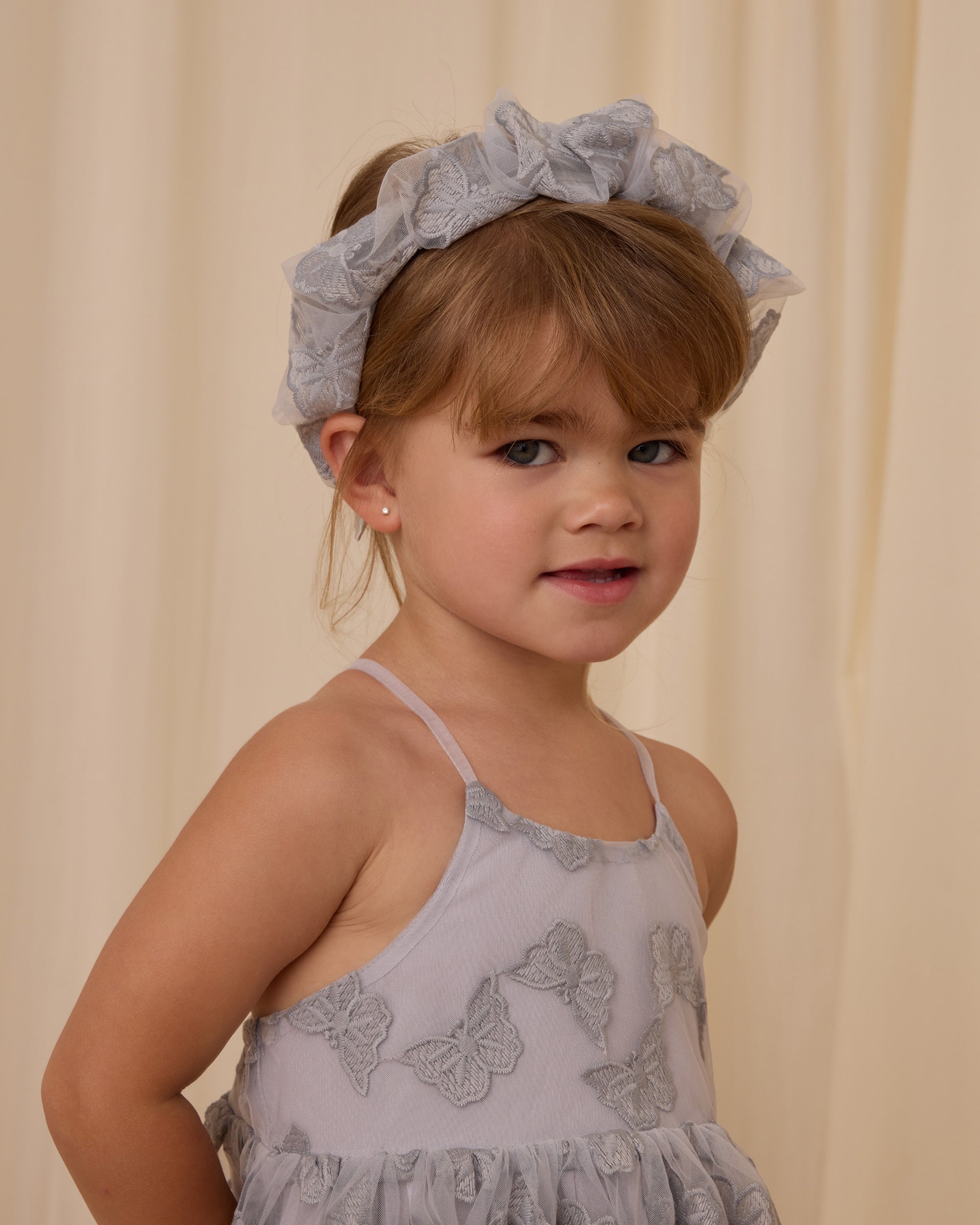 NL SS25 | Gathered Headband | Periwinkle