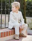 NL SS25 | Skinny Tie | Sage Stripe
