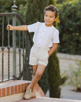 NL SS25 | Suspender Short | Sage Stripe