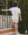 NL SS25 | Suspender Short | Sage Stripe