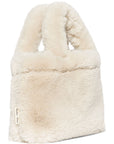 Faux Fur Mini Handbag | Neutral