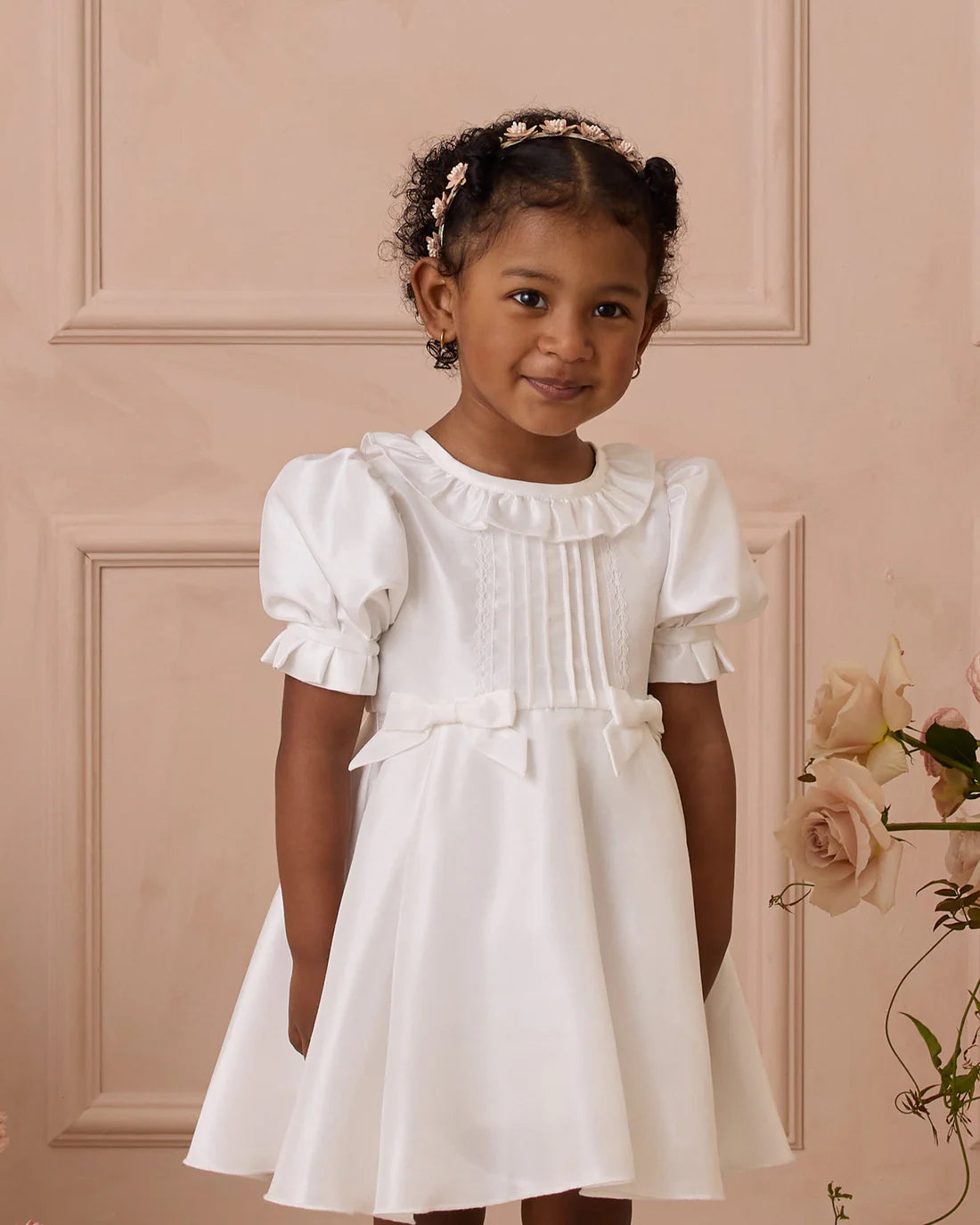 Noralee | Floral Headband | Blush