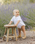 Noralee | Henry Romper | White