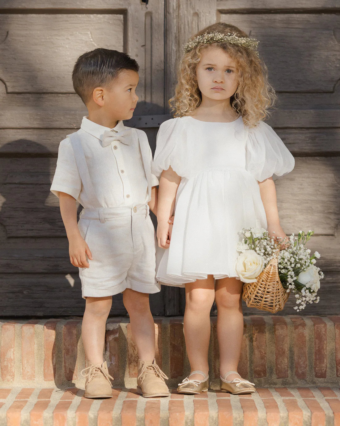 Noralee | Suspender Short | Powder Blue
