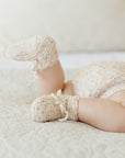 Knit Booties | Natural Confetti