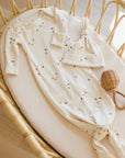 Knotted Baby Gown + Hat Set | Acorns