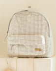 Mini Backpack | Blue Gingham