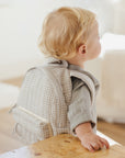 Mini Backpack | Blue Gingham