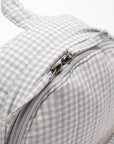 Mini Backpack | Blue Gingham