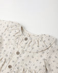 Ruffle Collar Button Dress | Bluebell