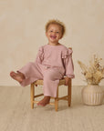 Ruffle Cozy Set | Rose