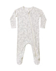 Bamboo Zip Footie | Cloud Floral