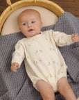 Crewneck Bubble Romper | Deer